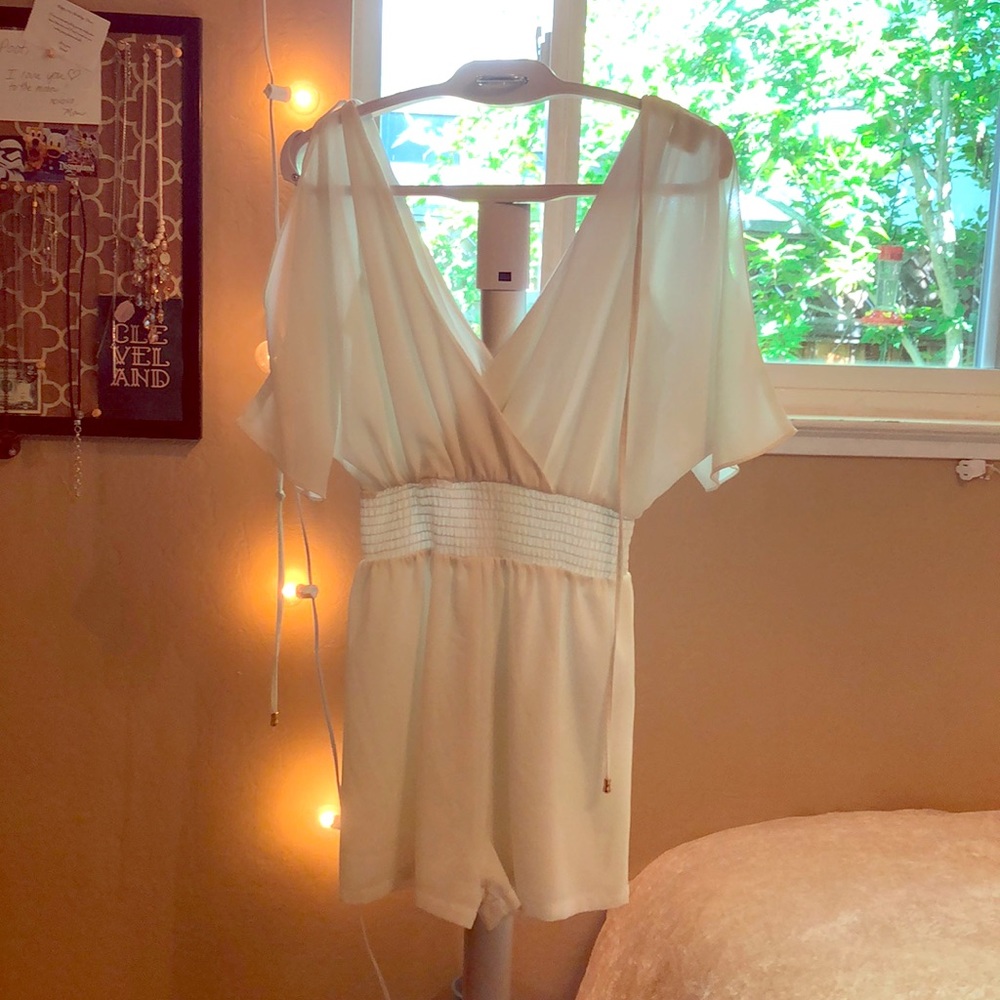 White Summer Romper